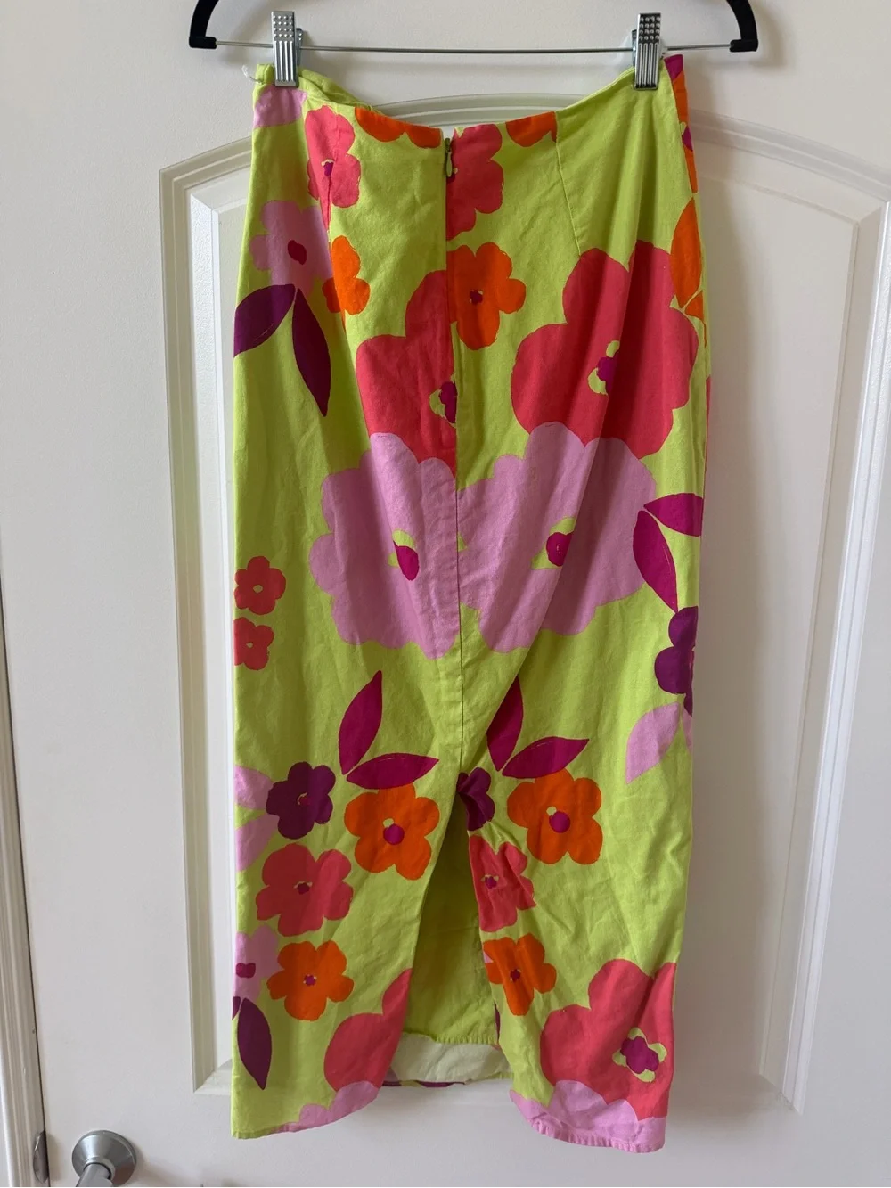 Sabo Skirt Lime Green Floral Strapless Two-Piece Maxi Set